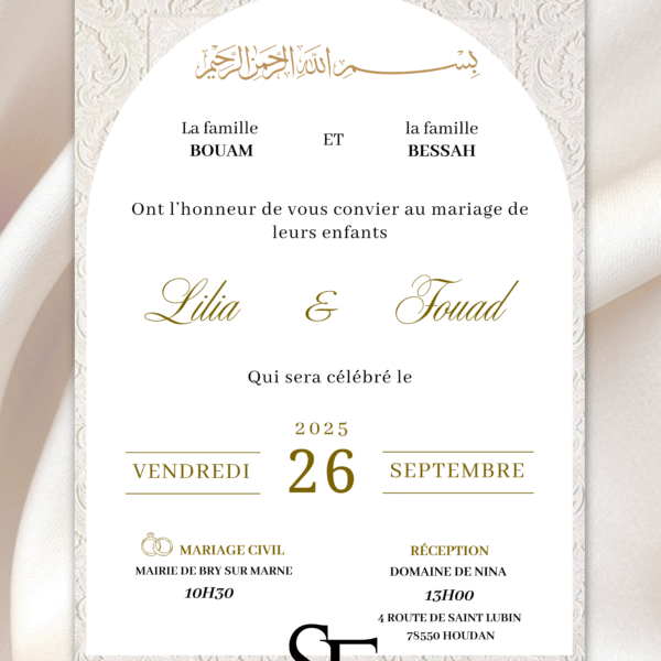 faire part / Invitation digitale