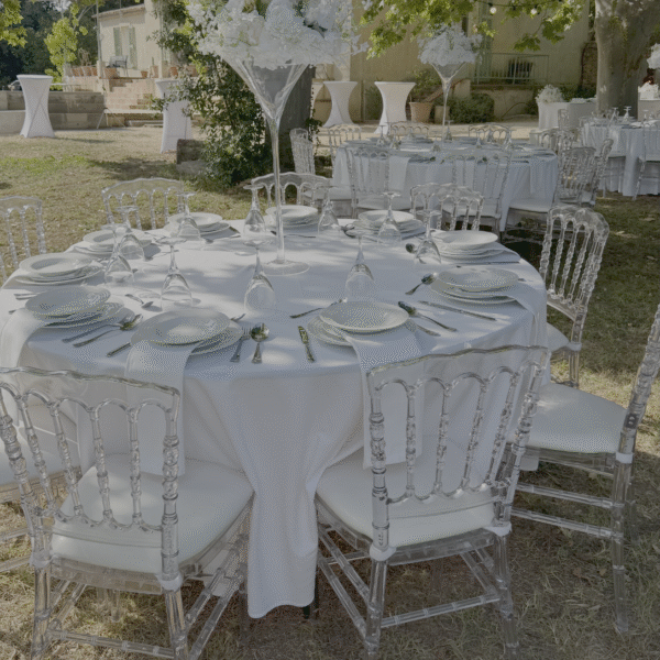 Décoration table blanc, chic et élégant