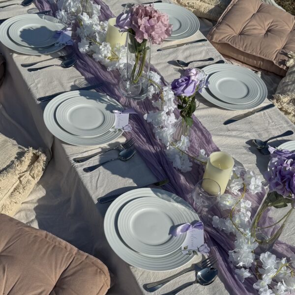 luxury picnic anniversaire thème bridgerton